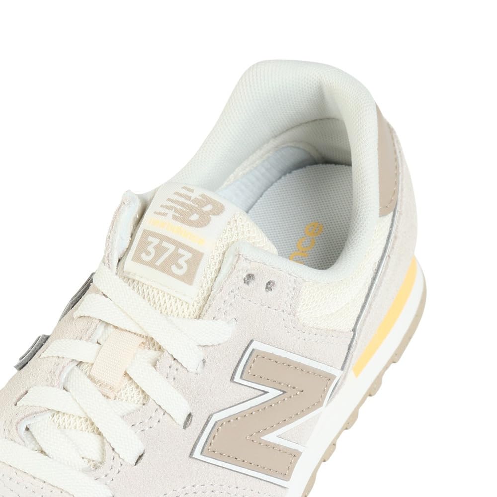 New Balance Tênis esportivo 373 bege W373686B Calçado casual esportivo (bege/24.0/feminino)