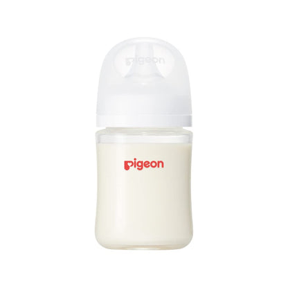PIGEON ピジョン 母乳実感 哺乳びん 160ml 0ヵ月~ 早く冷める耐熱ガラス製 キズがつきにくく衛生的