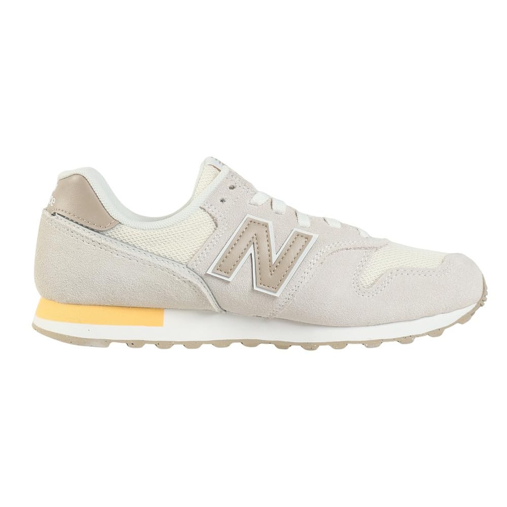 New Balance Tênis esportivo 373 bege W373686B Calçado casual esportivo (bege/24.0/feminino)