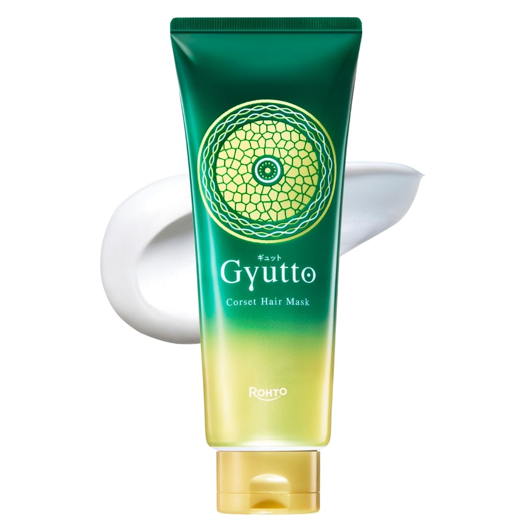 Gyutto Corset Hair Mask 200g (Tratamento para Cabelos Crespos, Cuidados com Frizz, Reparação de Danos e Cabelos Crespos, Máscara Capilar, Pack Capilar, Tratamento Capilar)