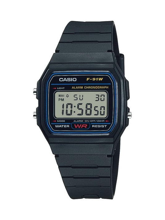 [カシオ] 腕時計 カシオ コレクション 【国内正規品】F-91W-1JH メンズ ブラック