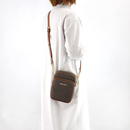 [マイケルコース] MICHAEL KORS ショルダーバッグ 35F1GTVC2B シグネチャー ミニバッグ 小さめ レディース (BROWN ブラウン) [並行輸入品]