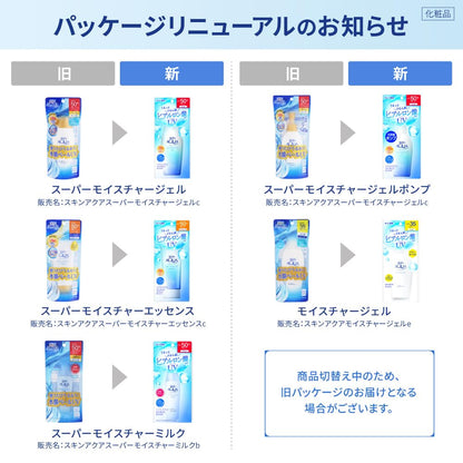 スキンアクア(SKIN AQUA) 50+ スーパーモイスチャージェル ポンプ 140g