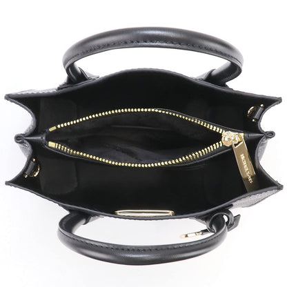 [マイケルコース] ショルダーバッグ 35S1GM9M2L 2way シグネチャー ミニバッグ 小さめ レディース (BLACK ブラック) [並行輸入品]