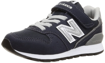 [New Balance] Tênis infantil YV996 (modelo atual) cadarço elástico velcro infantil azul marinho (NV3) 2 23.0 cm M