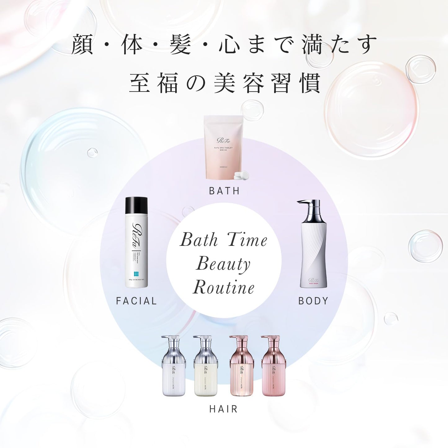 リファミルクプロテイン/ReFa MILK PROTEIN (500g（本体）, ピンクフローラルベリー, シャンプー・トリートメントセット)