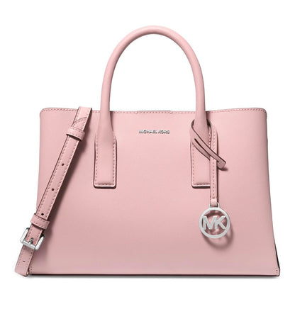 [Michael Kors] RUTHIE Saffiano Leather Satchel Small Smokey Rose **