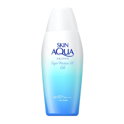 スキンアクア(SKIN AQUA) スーパーモイスチャーUVジェル 日焼け止め 110g (ヒアルロン酸配合UV、スーッと密着ジェル、SPF50+ PA++++)