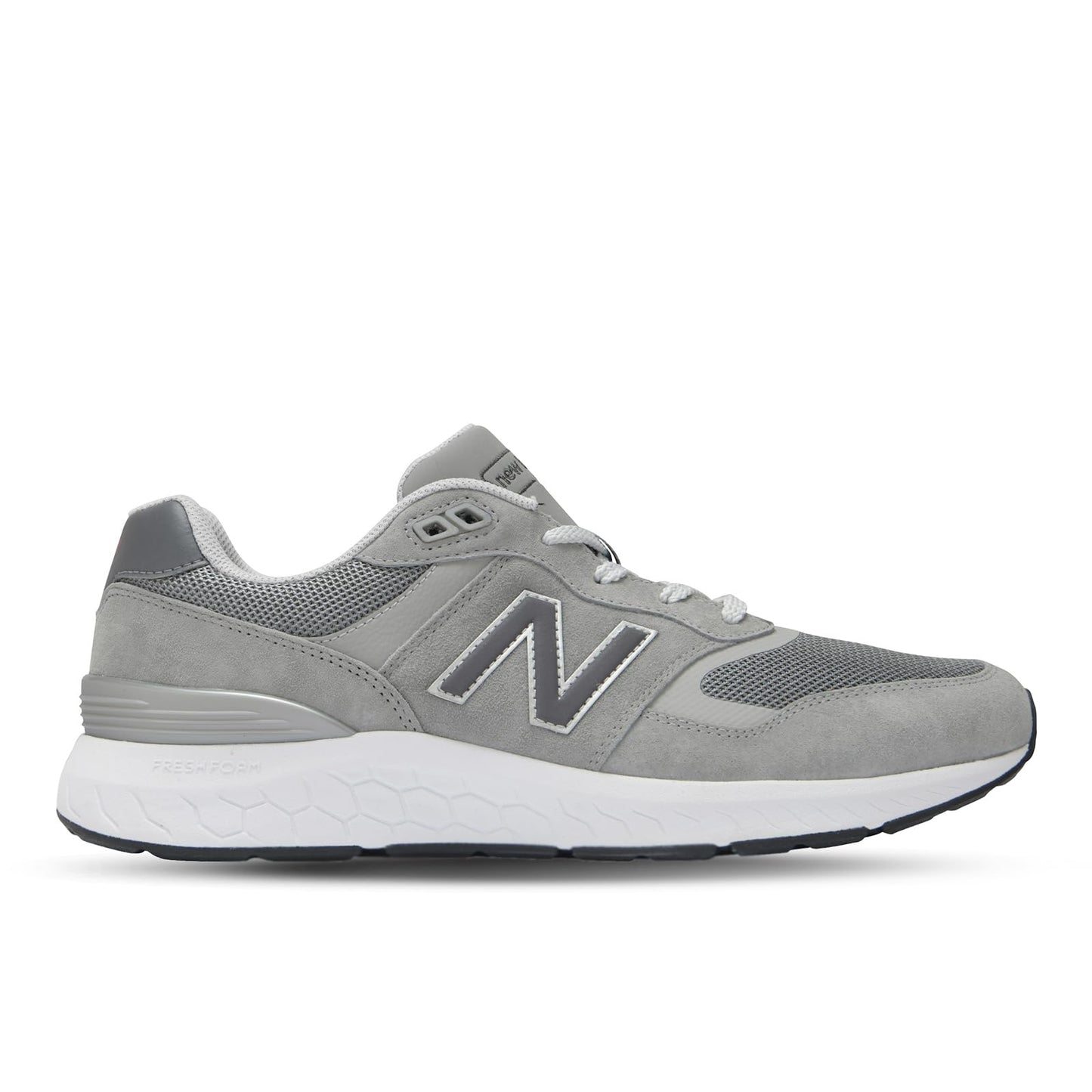 new balance MW880 v6 Fresh Foam Tênis de Caminhada Masculino com Ajuste Amplo CG6 (CINZA) 24,5 cm 4E