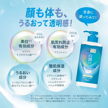 肌ラボ 白潤薬用美白化粧水 大容量ポンプ極潤サシェット付
