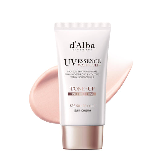 [d'Alba公式] ピンク(Pink) トーンアップサンクリーム (50ml) ダルバ 化粧下地 崩れにくい テカリにくい 日焼け止め ベースメイク カバーアップ