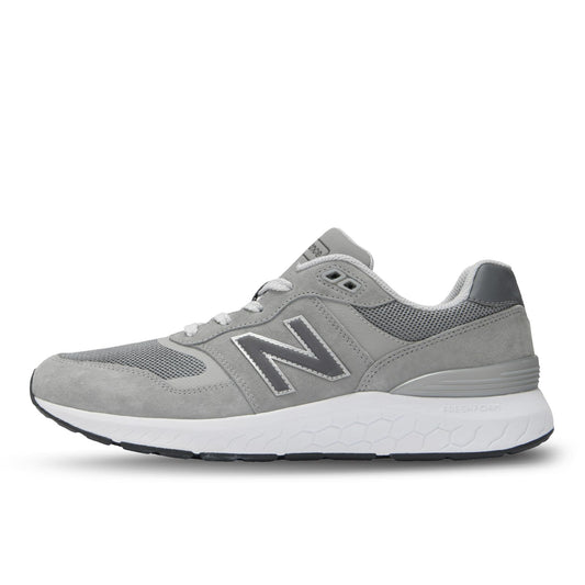 new balance MW880 v6 Fresh Foam Tênis de Caminhada Masculino com Ajuste Amplo CG6 (CINZA) 24,5 cm 4E