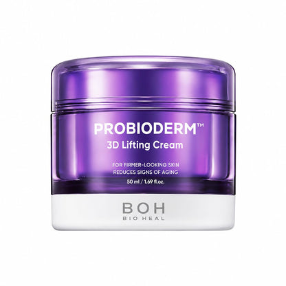 バイオヒールボ(BOH) プロバイオダーム 3Dリフティングクリーム 50ml フェイスクリーム ペプチド 美容クリーム 保湿クリーム 高保湿 乾燥肌 ハリ 弾力 タンタン 韓国コスメ ナイトクリーム リフトアップ エイジングケア 乳酸菌クリーム