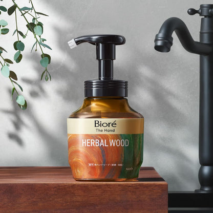 ビオレ ザ ハンド 泡 ハンドソープ 深くて温かみのあるハーバルウッドの香り ポンプ 280ml [医薬部外品]