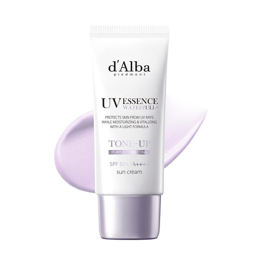 [d'Alba公式] パープル(Purple) トーンアップサンクリーム (35ml) ダルバ 化粧下地 崩れにくい テカリにくい 日焼け止め ベースメイク カバーアップ