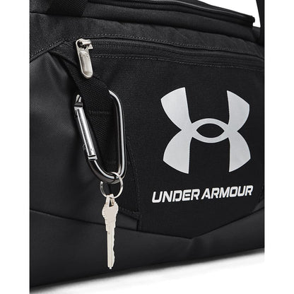 [Under Armour] UA Undeniable 5.0 Duffel Bag Preto Prata Metálico L