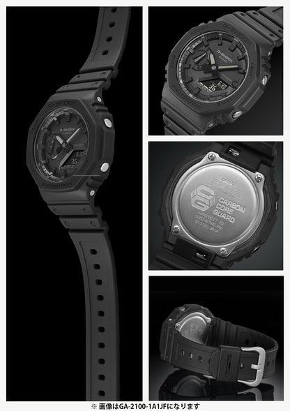 [Casio] Relógio G-SHOCK [Modelo nacional] Carbon Core Guard GA-2100-1A1JF Masculino Preto