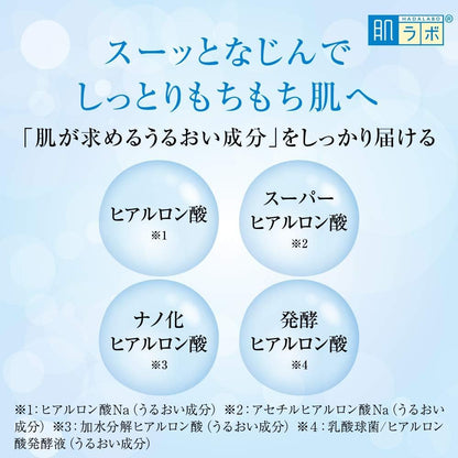 肌ラボ 極潤ヒアルロン化粧水 大容量ポンプタイプ400ml +極潤サシェット付