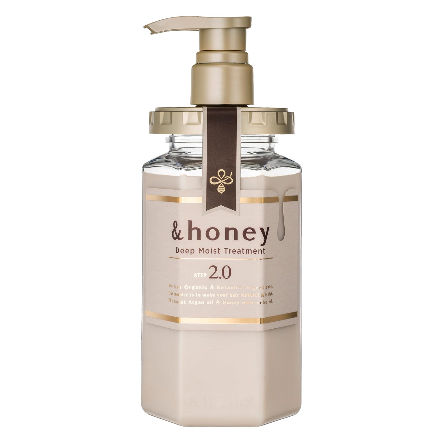 &honey (アンドハニー) ディープ モイスト トリートメント 2.0 445g | リンス・コンディショナー