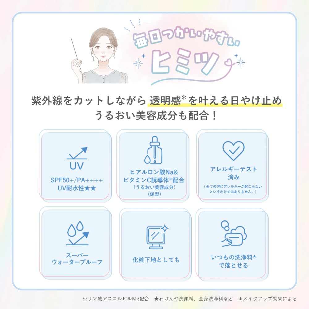 スキンアクア(SKIN AQUA)トーンアップUVエッセンス ホワイト（化粧下地 崩れにくい 透明感アップ）