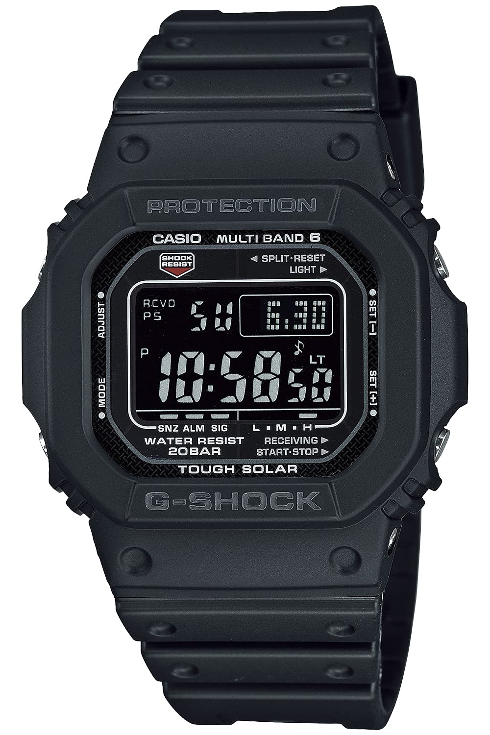 G-SHOCK GW-M5610U-1BJF Casio Relógio de Pulso Solar Radio Controlado Doméstico Genuíno
