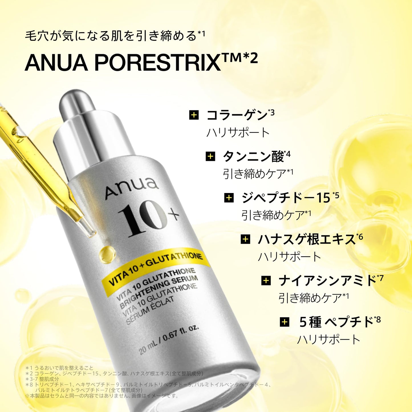 ANUA(アヌア)ビタミン10 グルタチオンセラムマスクパック (7枚入り) フェイスパック 肌のトーン 透明うるツヤ肌 混合肌 vitamin mask デイリー パック さっぱりパック ビタパック フェイスマスク スキンケア【公式・正規品】