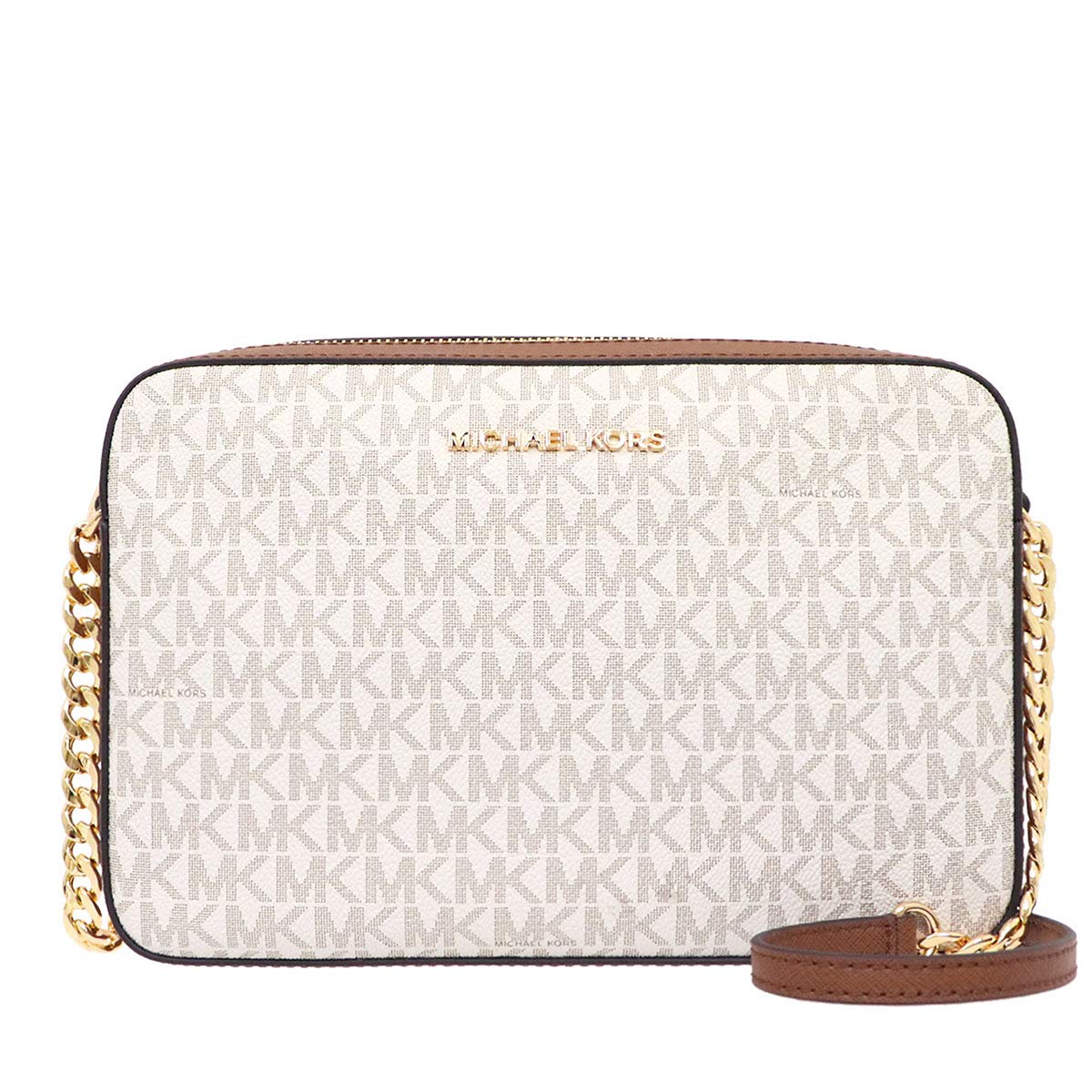 [マイケルコース] MICHAEL KORS バッグ(ショルダーバッグ) 35F8GTTC3B バニラ ジェット セット アイテム シグネチャー ラージ EW クロスボディー レディース [アウトレット品] [ブランド] [並行輸入品]