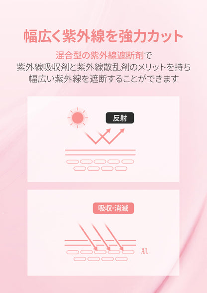 [d'Alba公式] ピンク(Pink) トーンアップサンクリーム (35ml) ダルバ 化粧下地 崩れにくい テカリにくい 日焼け止め ベースメイク カバーアップ