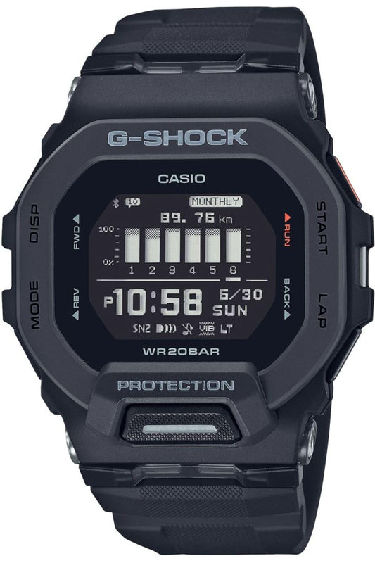 [カシオ] CASIO G-SHOCK ジースクワッド GBD-200シリーズ ワールドタイム クオーツ メンズ 腕時計 GBD-200-1DR [並行輸入品]