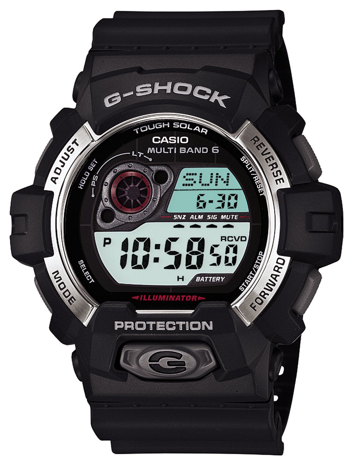 [Casio] Relógio G-Shock [Doméstico] Onda Solar GW-8900-1JF Masculino Preto