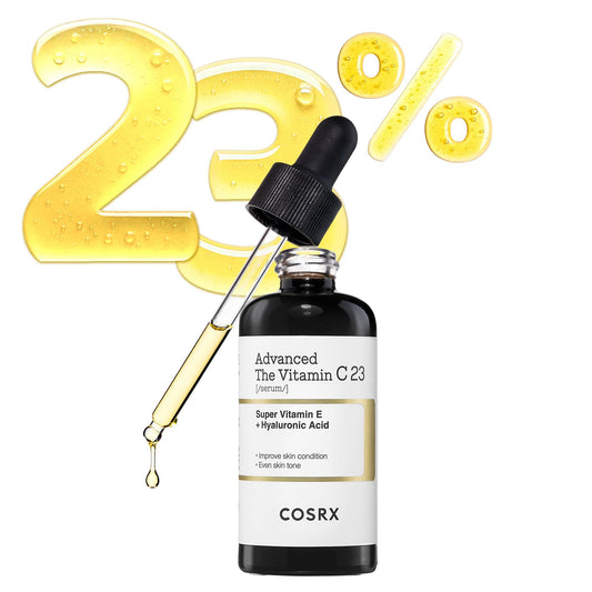 [ニオイZERO/リニューアル] COSRX ビタミンC23美容液2世代 20g 高濃度 NEW 生ビタミンC 毛穴 ツヤ シワ ピュアビタミン ナイアシンアミド ビタミンE ヒアルロン酸 ハリ セラム 美容液 ローション 純粋ビタミンC 敏感肌 人体適用テスト済み コスアールエックス エッセンス ス