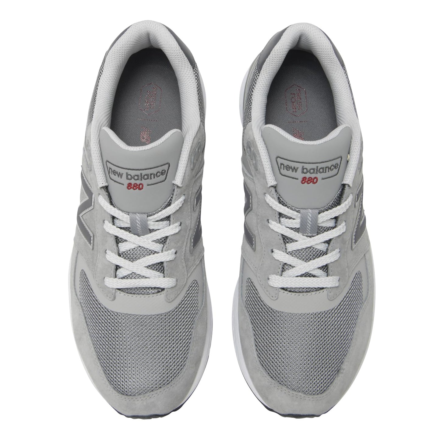 new balance MW880 v6 Fresh Foam Tênis de Caminhada Masculino com Ajuste Amplo CG6 (CINZA) 24,5 cm 4E
