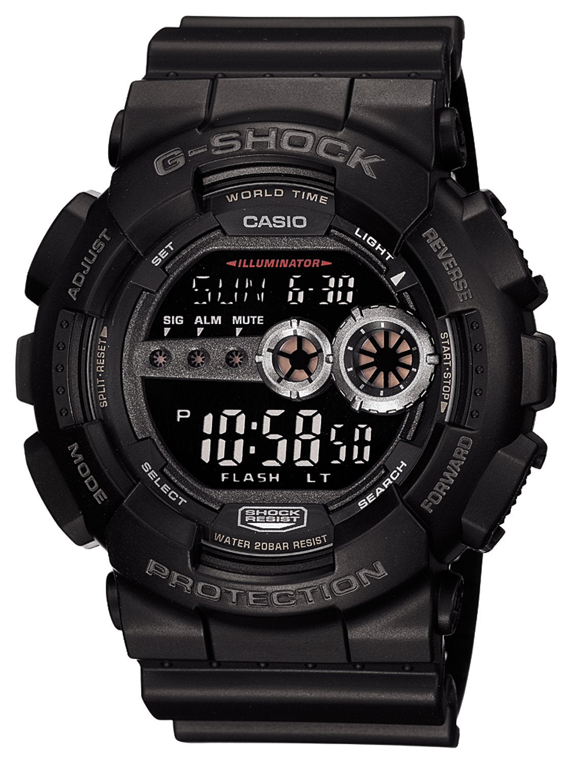 [Casio] Relógio G-Shock [Modelo nacional] GD-100-1BJF Masculino Preto