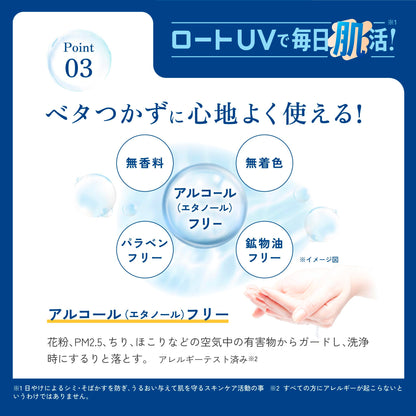 スキンアクア(SKIN AQUA) ヒアルロンセラムUV SPF50+・PA++++ UVカット (エタノールフリー 無香料 無着色 パラベンフリー 敏感肌; 化粧下地 メークアップ; うるおい続く3種のヒアルロン酸配合 さっぱり ジェル)