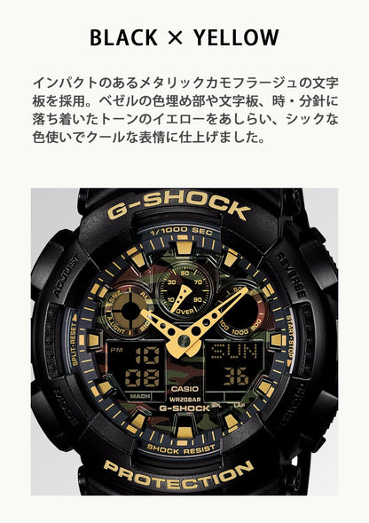 G-SHOCK GA-100CF-1A9JF Casio Relógio Doméstico Genuíno