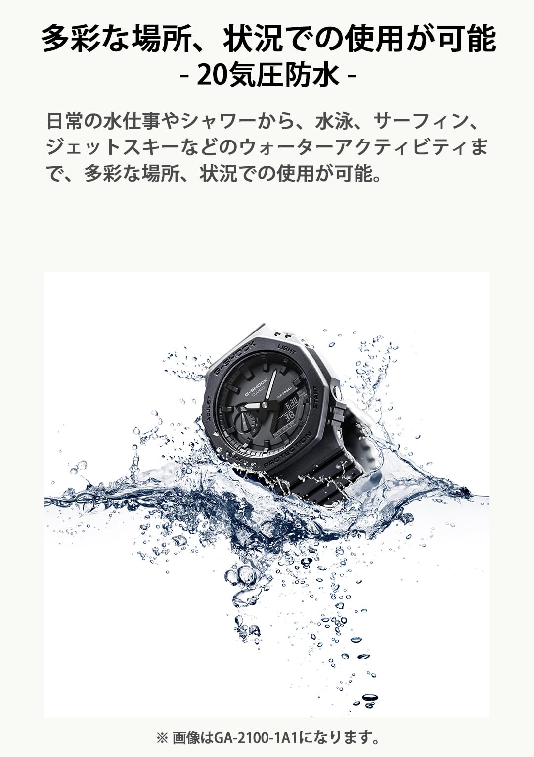 G-SHOCK GA-100CF-1A9JF Casio Relógio Doméstico Genuíno