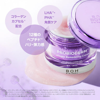 バイオヒールボ(BOH) プロバイオダーム コラーゲンリモデリングクリーム 50mL フェイスクリーム ペプチド エイジングケア コラーゲン 保湿 乾燥肌 ハリ 韓国コスメ