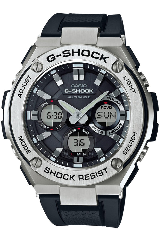[Casio] Relógio G-SHOCK [Edição nacional] G-STEEL Rádio Solar GST-W110-1AJF Preto