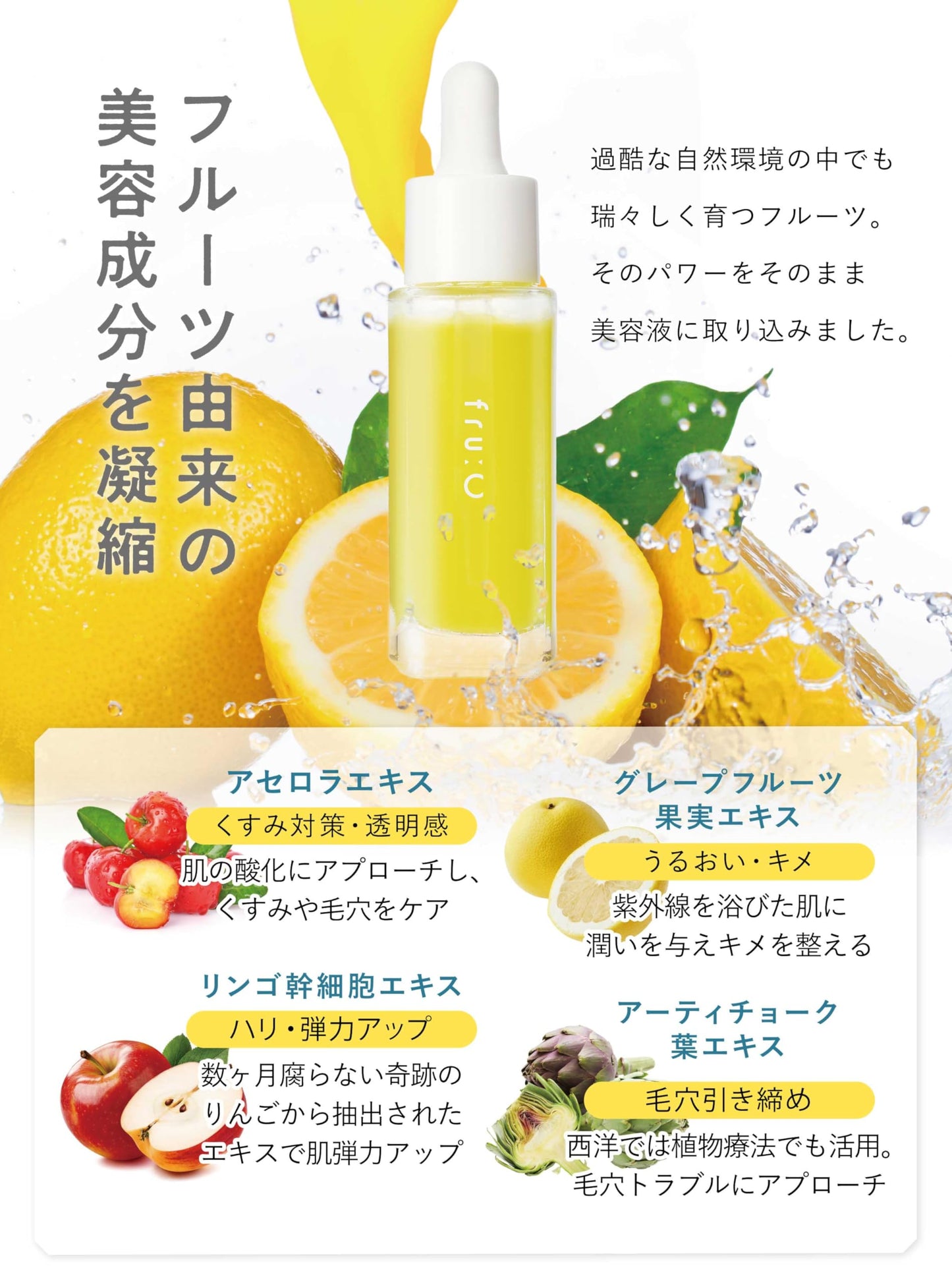 【Edição exclusiva Amazon】fru:C Sérum Facial Vitamina C 【Eleito o melhor para redução de poros da história pela LDK】Cápsulas White C para uma pele mais translúcida
